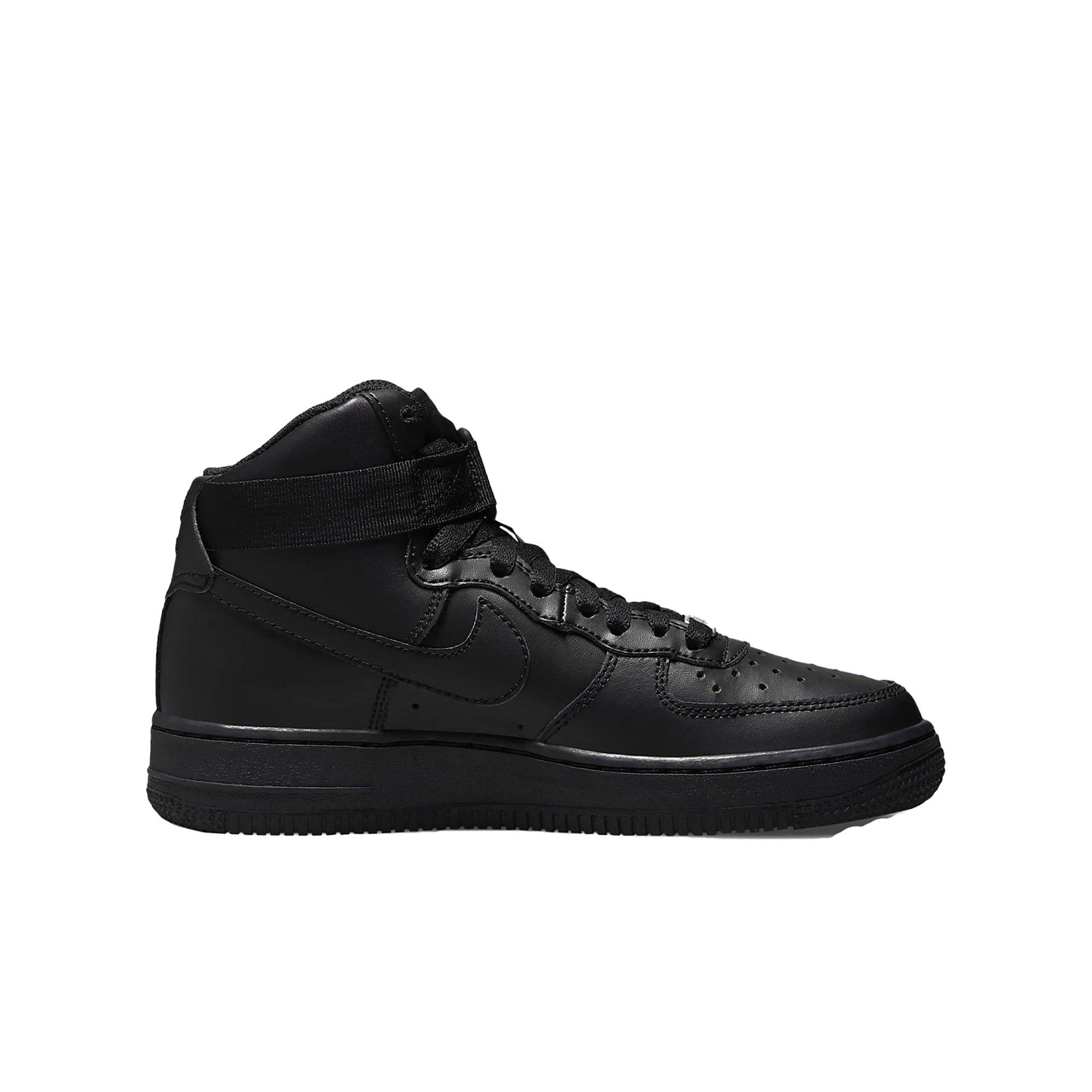 Girls nike air shop force 1 black